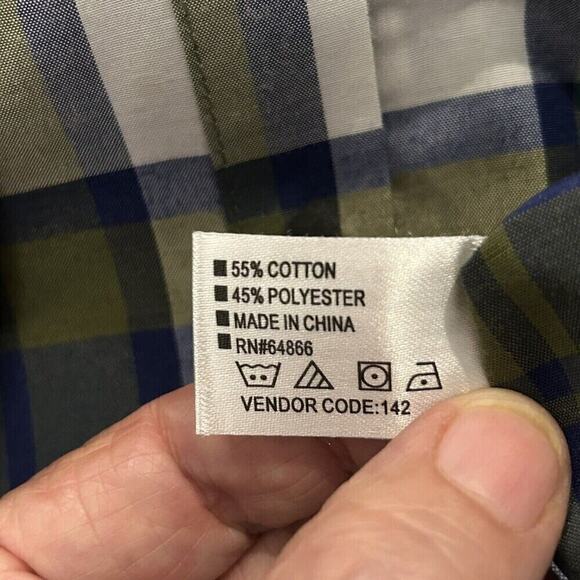 Rockwear Men's Check Button Up Long Sleeve Shirt Multi-Color Size 3X #K1360 - Picture 8 of 9